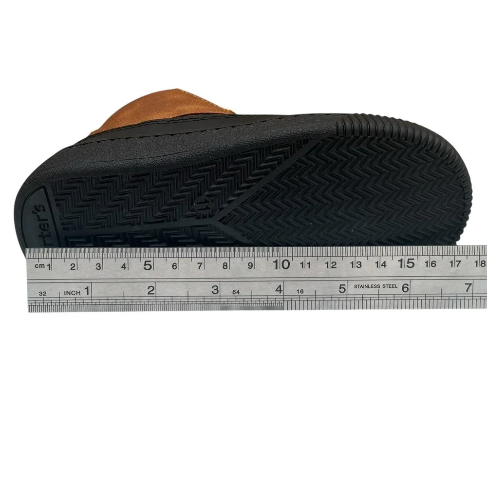Carters Little Boys Sporty Ankle Bootie Size 11 Brown Black Slip-on Style‎